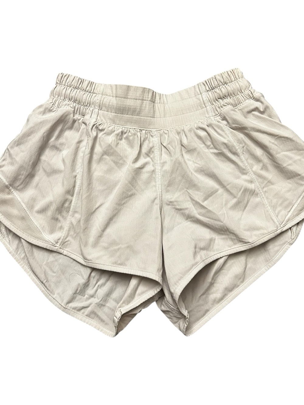 lululemon athletica Light Beige Athletic Shorts